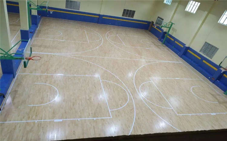 專(zhuān)用籃球館地板怎么維護